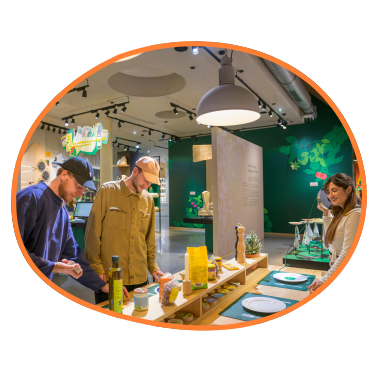 Besucherzentrum im nachhaltigen Unternehmen