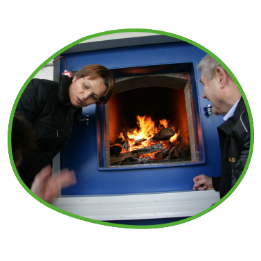 Nudeln trocknen mit Hackschnitzelwärme